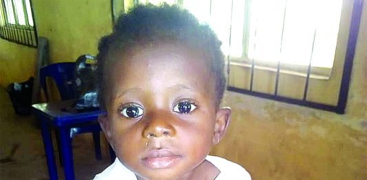 Baby found abandoned in an uncompleted building