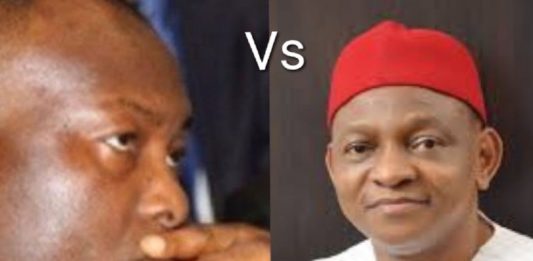 new senator representing anambra south justice bello kawu senator representing anambra south independent national electoral commission inec anambra south in the nigerian Ifeanyi Ubah Vs Obinna Uzoh: Court Stops Swearing-In of Obinna Uzoh as Anambra South Senator (Photos) - Anaedo Online