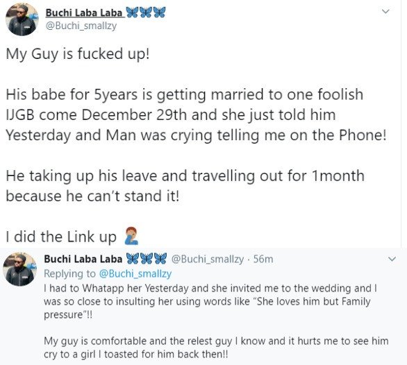 Man In Tears After Girlfriend Of 5 Years Is Set To Get Married To Someone Else