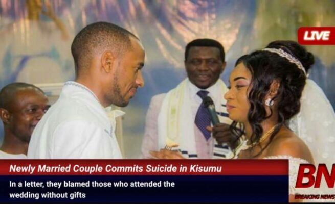 Newly Married Couple Commit Suicide, Blame Guests For Not Bringing Gifts (Photo)