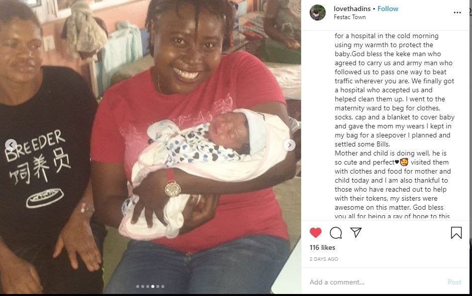 Lady Narrates How She Helped A Woman Deliver A Child On The Road (Photos)