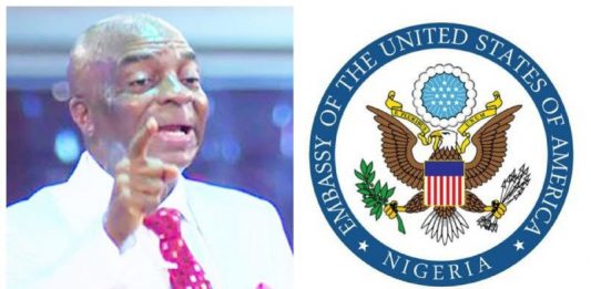 US Embassy denies not giving Oyedepo Visa