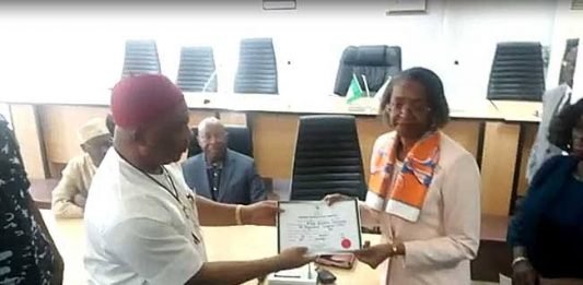 Just In: Hope Uzodinma Receives Certificate Of Return As Imo Governor-Elect