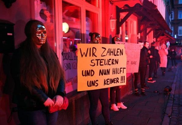 Sex Workers March For Re-Opening Of Brothels