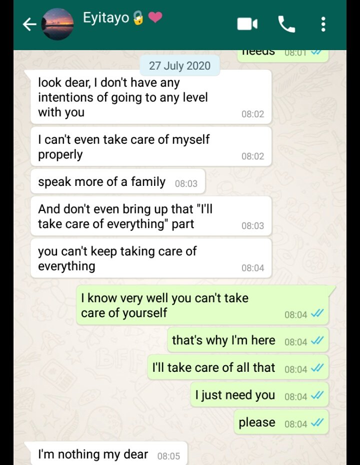 Leaked Chat Of A 31-Year-Old Lady Begging Her Boyfriend To Marry Her