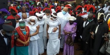 Photos: Chimamanda Adichie Buries Father Amidst Tears