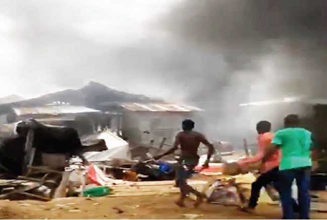 15 Shops Razed