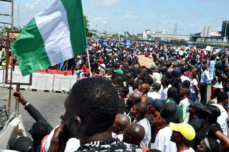 #EndSARS Phase II: Fresh Protests Resumes In Lagos, Ibadan (Photos)