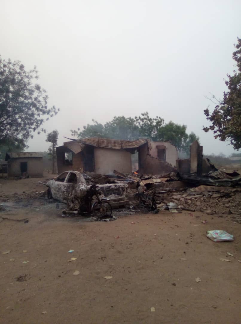 Sunday Igboho Mob Burn Down Seriki's House in Oyo