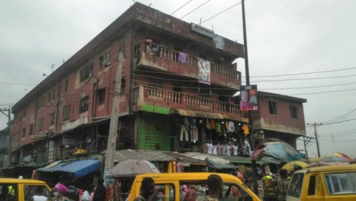 See Building Lagos Govt Gave The Occupants Seven Days To Vacate