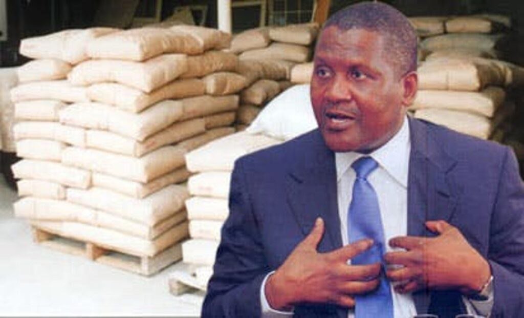Dangote Finally Reveals Why Price of Cement Is High - AnaedoOnline