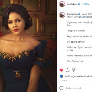 "I No Dey Stress You” — Singer, Timi Dakolo Celebrates Wife Busola, On Her Birthday