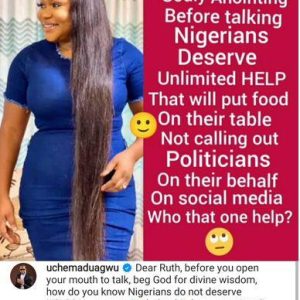 Uche Maduagwu Drags Ruth Kadiri For Saying ‘Nigerians Don’t Deserve Help’