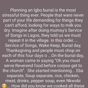 Actress Mary Lazarus Cries Out Over The Extortion She’s Faced In The Name Of Burial In Igbo Land After Burying Her Mother