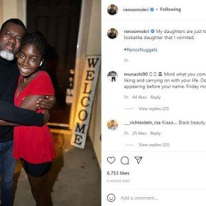 Reno Omokri's Epic Reply To Man Who Asked For His Daughter’s IG Handle