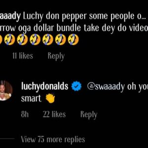 Luchy Donalds Confirms Riff With Colleague, Destiny Etiko  (Screenshot)Luchy Donalds Confirms Riff With Colleague, Destiny Etiko  (Screenshot)