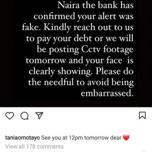 CCTV Footage Exposes Lady Who Purchased With A Fake Alert In Lagos