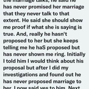 After Friend’s Boyfriend Proposed Marriage To Her, Lady Sought How To Break The News
