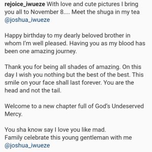 Destined Kids’ Rejoice Shows Off The “Sugar In Her Tea” As She Celebrates Him (Photos)