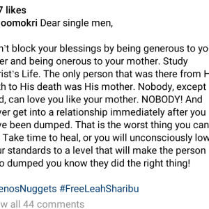 Don't Block Your Blessings By Being Difficult To Your Mother - Reno Omokri