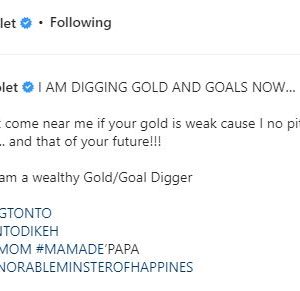 I Am A Wealthy Gold Digger, I Pity No One – Tonto Dikeh