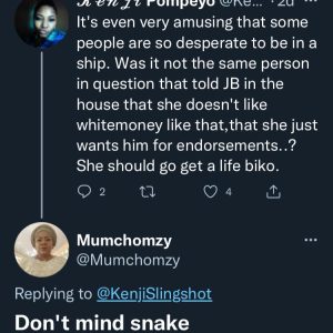 BBNaija's Queen Reacts After Being Dragged, Called ‘Snake’ By Whitemoney’s Fans