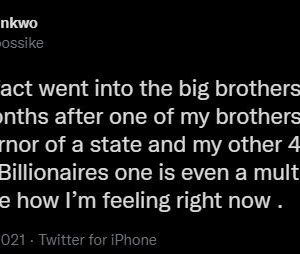 “My Brothers Are Billionaires” – Cross Hints On Family Success