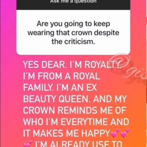 BBNaija Star, Queen Explains Why She Always Wear A crown
