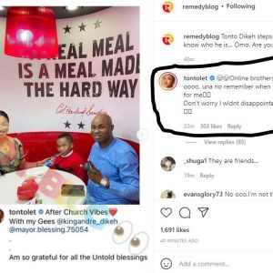 Tonto Dikeh Reacts To Speculation About A Recent Photo