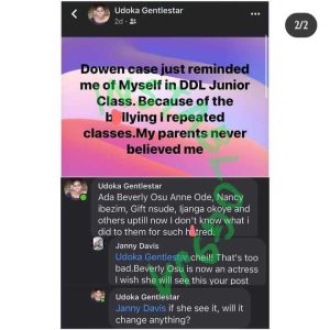 Beverly Osu Called Out For Allegedly Bullying Her Mate During School Days