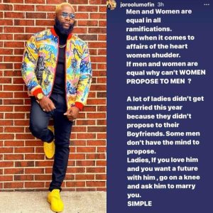 Joro Olumofin Give Reasons Why Most Ladies Failed To Get Married In 2021