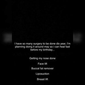 Bobrisky Reveals Plans To Go Under The Knife Once Again