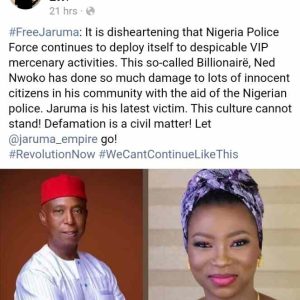 Sowore Weighs In On Jaruma’s Arrest, Drags Ned Nwoko To Filth