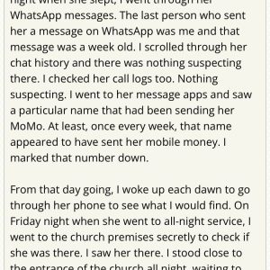 I Found A Hotel Key In My Wife's Bag - Man Cries Out (Screenshots)