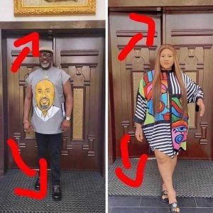 Speculations Trail Nkechi Blessing’s Photo As She’s Spotted At Dino Melaye’s House