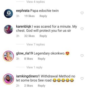 Nigerians React To Viral Photo Of Pete Edochie And His First Son