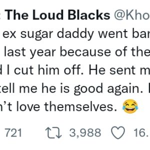 Lady Reveals What She Did With Her 'Sugar Daddy' (Details)