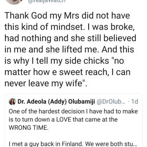 Man Shares How He Comfortably Cheats On His Wife