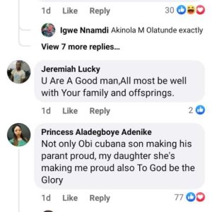 Obi Cubana’s First Son, Alex’s Grades In School, Nigerians Reacts