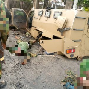 Anambra: 5 Soldiers Die In Accident On Their Way To Repel Alleged IPOB’s ESN Attack (Video/Photos)