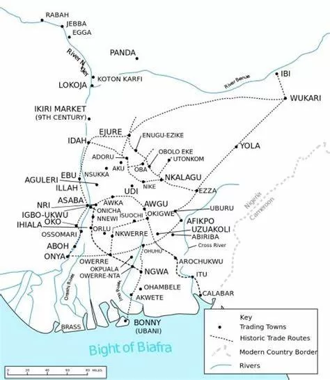 igbo trading routes before 1900